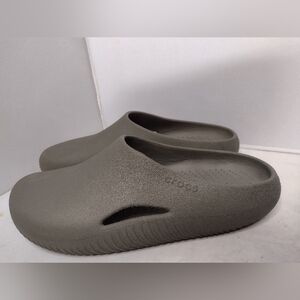 Crocs Mens Mellow Recovery Clog Size 12 Gray Slip On Comfort A19